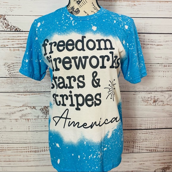 Gildan Tops - FREEDOM FIREWORKS STARS AND STRIPES
FLAG / 4TH OF JULY
SUBLIMATION T-SHIRT